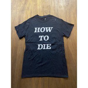 How to Die Seneca Roman Black Graphic Crew Neck Tee Custom Ink Small